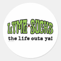 Lyme Sucks stickers