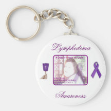 Lymphedema Awareness Key Chain