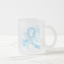 Lymphedema Fight Like a Girl Flourish Mugs
