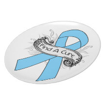 Lymphedema Find A Cure Ribbon Dinner Plate