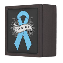 Lymphedema Find A Cure Ribbon Premium Keepsake Box
