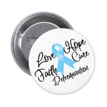 Lymphedema Love Hope Determination Button