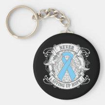 Lymphedema Never Giving Up Hope Keychain
