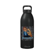 Lymphedema Rosie WE CAN DO IT Water Bottle