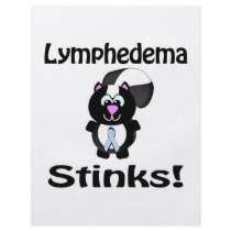 Lymphedema Stinks Skunk Awareness Design Personalized Flyer