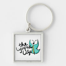 Lymphie Life Butterfly Keychain