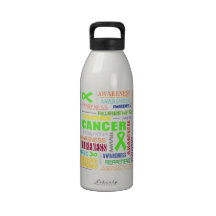 Lymphoma Awareness Collage Drinking Bottles