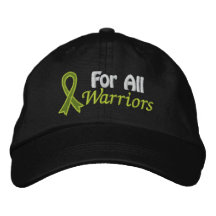 Lymphoma Awareness For All Warriors Embroidered Baseball Caps