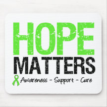 Lymphoma Awareness Hope Matters Mouse Pad