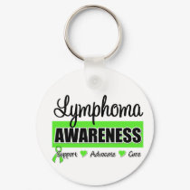 Lymphoma Awareness keychains