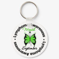 Lymphoma  Awareness Month Butterfly September keychains