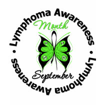 Lymphoma  Awareness Month Butterfly September t-shirts