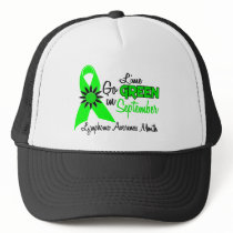 Lymphoma Awareness Month Flowers 2 hats