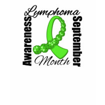 Lymphoma  Awareness Month Gemstone Ribbon t-shirts