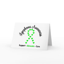 Lymphoma Awareness Ribbon cards