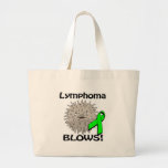 Lymphoma Blows Awareness Design Canvas Bags