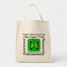Lymphoma Butterfly Inspirations Canvas Bags
