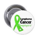 Lymphoma Cancer Awareness Ribbon Buttons