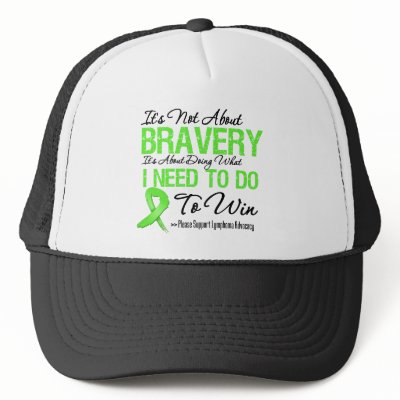 Lymphoma Cancer Battle Hats by cancerapparel