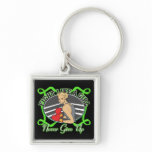 Lymphoma Cancer Fight Like A Girl Boxer keychains