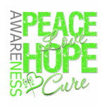 Lymphoma Cancer Peace Love Cure T-shirts