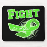 Lymphoma Cancer Sporty Fight Like A Girl mousepads