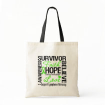 Lymphoma Cancer Survivors Motto bags