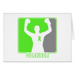 Lymphoma Cancer Winning Survivor Card