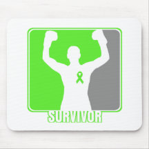 Lymphoma Cancer Winning Survivor Mousepad