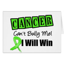 Lymphoma Cant Bully Me I Will Win Greeting Cards