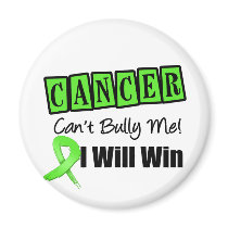 Lymphoma Cant Bully Me I Will Win Refrigerator Magnets