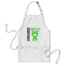 Lymphoma Everyday I Miss My Twin Sister Apron