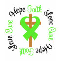 Lymphoma Faith Hope Love Cross t-shirts