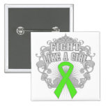 Lymphoma Fight Like A Girl Fleurish buttons