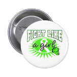 Lymphoma Fight Like A Girl Sporty Callout buttons