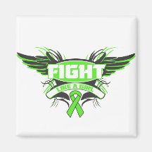 Lymphoma Fight Like a Girl Wings.png Magnet