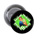 Lymphoma Fight Rosie The Riveter buttons