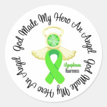 Lymphoma God Made My Hero An Angel Stickers