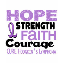Lymphoma Hodgkin’s HOPE 3 t-shirts
