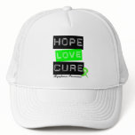 Lymphoma Hope Love Cure hats