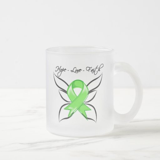 Lymphoma Hope Love Faith Mug