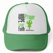 Lymphoma Hope Love Faith Prayer Cross hats by giftsforawareness Lymphoma Hope Love Faith Prayer Cross hats