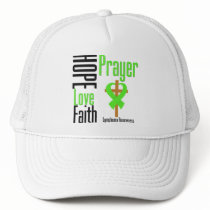 Lymphoma Hope Love Faith Prayer Cross hats by giftsforawareness Lymphoma Hope Love Faith Prayer Cross hats