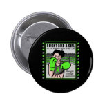 Lymphoma I Fight Like A Girl Battle buttons