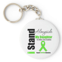 LYMPHOMA  I Stand Alongside My Daughter Key Chains