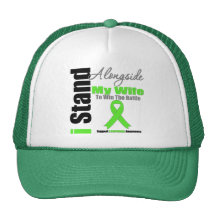 LYMPHOMA  I Stand Alongside My Wife Mesh Hats