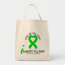 LYMPHOMA I Support My Sister Bag