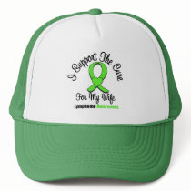 Lymphoma I Support The Cure For My Wife hats by cancerapparel Lymphoma I Support The Cure For My Wife hats