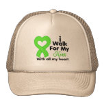 Lymphoma I Walk For My Hero Mesh Hats