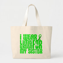 Lymphoma I WEAR LIME GREEN 16 Sister Bag